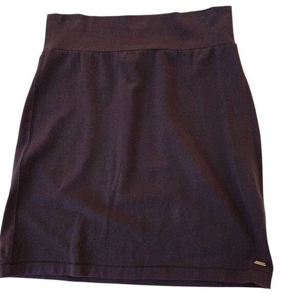 PINK Victoria's Secret Dresses & Skirts - PINK Victoria's Secret Womens Pull On Stretch Straight Pencil Skirt  Black Large